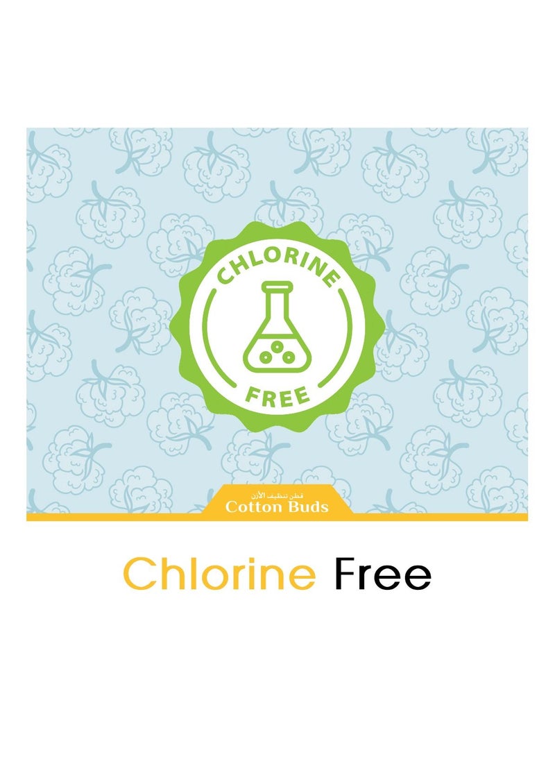 كول اند كول أعواد قطنية رائعة ورائعة - ألوان متنوعة، 300 قطعة، عبوة من 3 قطع - Image 3