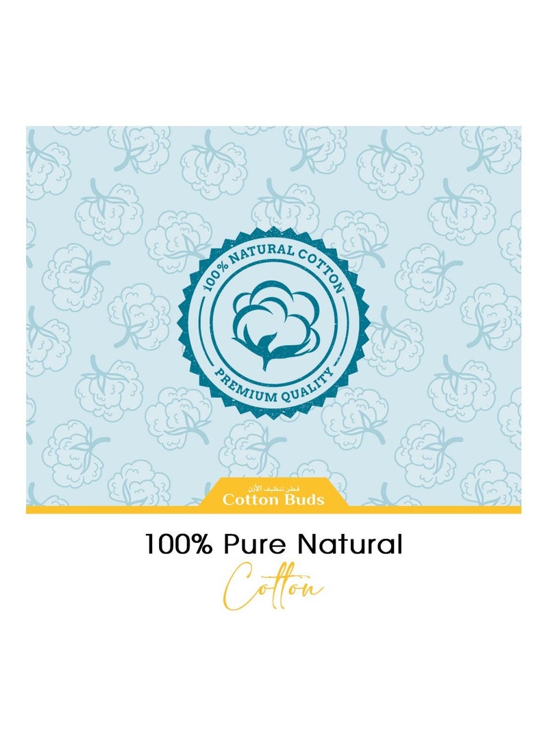 كول اند كول أعواد قطنية رائعة ورائعة - ألوان متنوعة، 300 قطعة، عبوة من 3 قطع - Image 2