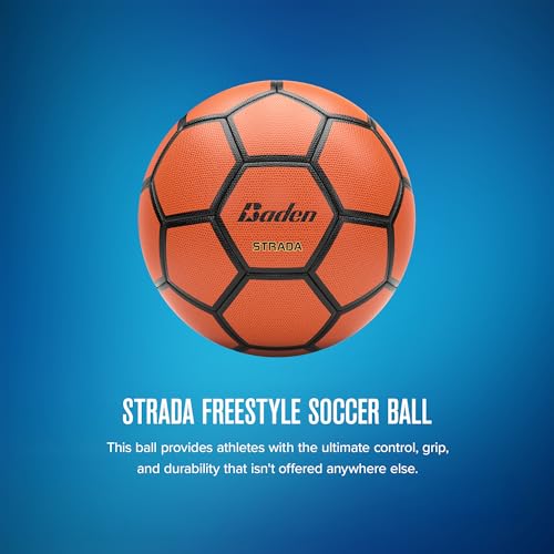 Baden Strada Freestyle Soccer Ball | Thermo Bonded for Superior Durability | Ideal for Training and Competitive Play | Size 5 - Image 2