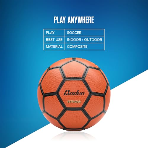 Baden Strada Freestyle Soccer Ball | Thermo Bonded for Superior Durability | Ideal for Training and Competitive Play | Size 5 - Image 3
