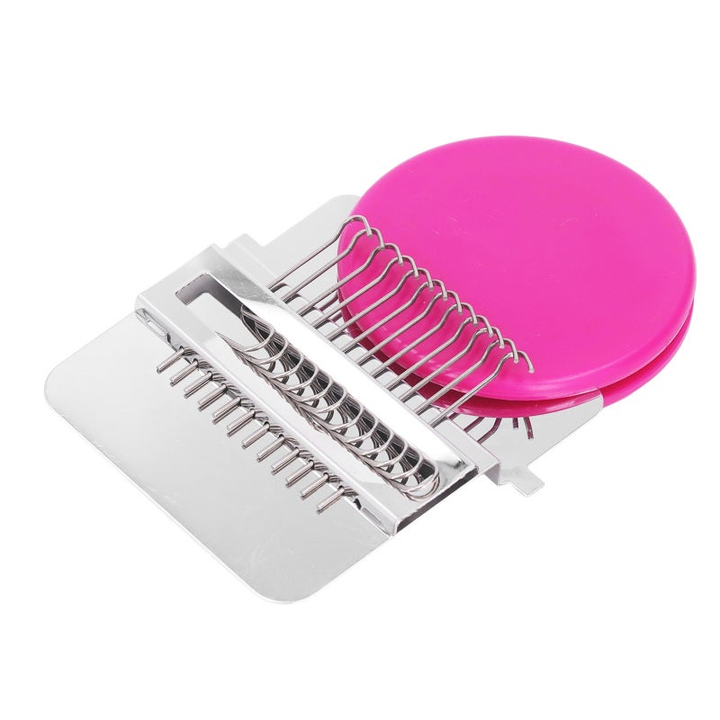Mini Knitting Machine: Stainless Steel Plastic Mini Portable - Simple Operation Craft Tool for Home Travel Craft Lovers - Image 5