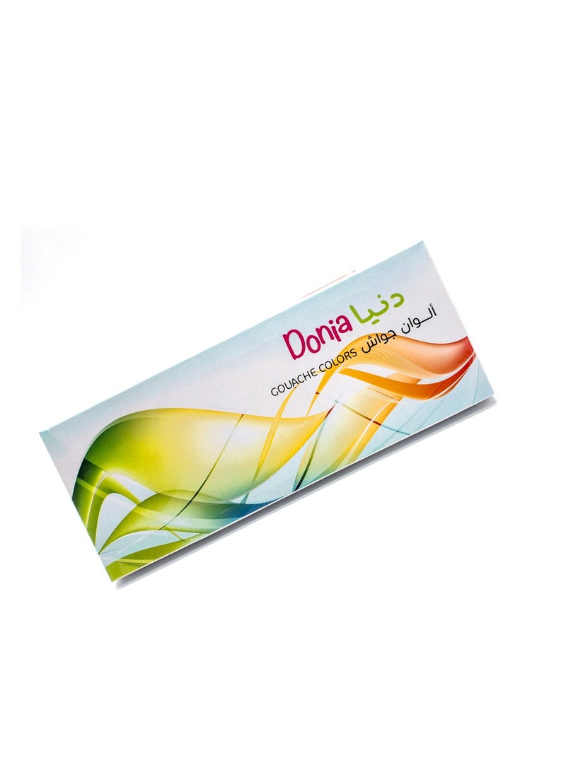 Donia Gouache Colours 12 pieces  - Image 2