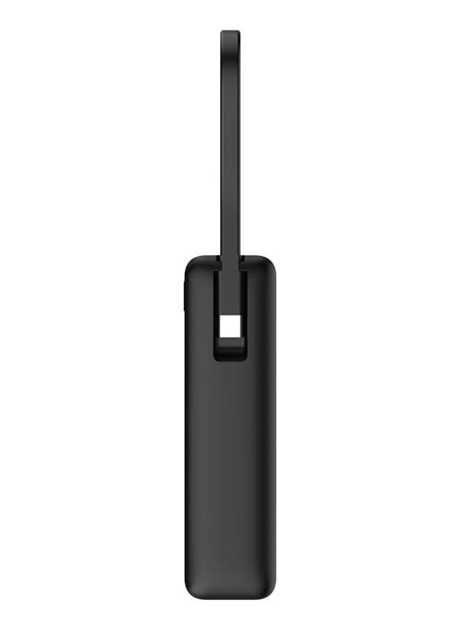IQ TOUCH VOLT X5 PD 20W 5000mAh Power Bank, Built-in USB-C Cable, Super Mini, Fast Charger, Plane Approved, LCD Digital Display, Type-C Input/Output, Black  - Image 3