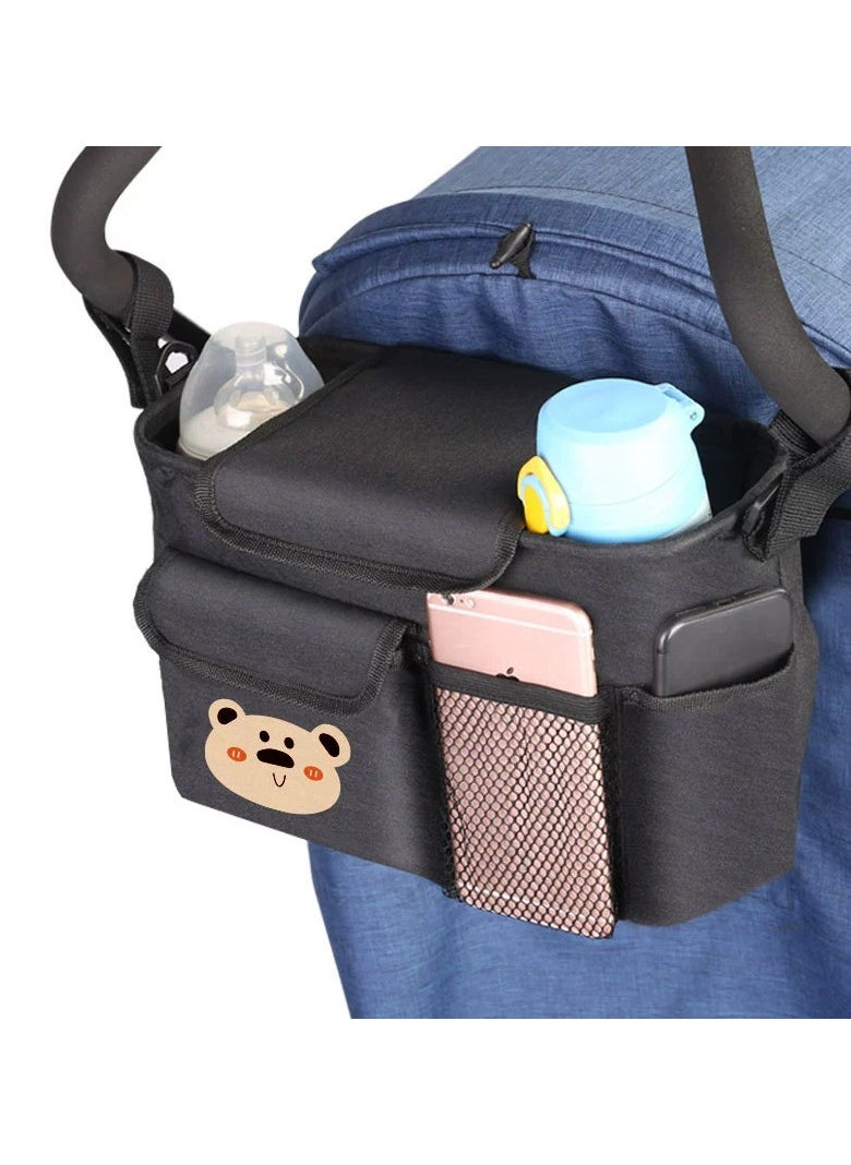 Generic - Diaper Bag, Multi-Functional Large-Capacity Stroller Hanging Bag – Mommy Backpack for Baby Essentials, Travel Storage Organizer - Image 1