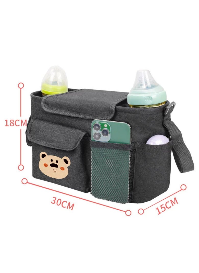 Generic - Diaper Bag, Multi-Functional Large-Capacity Stroller Hanging Bag – Mommy Backpack for Baby Essentials, Travel Storage Organizer - Image 1