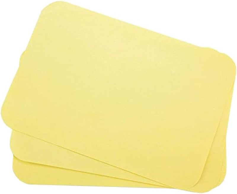 Dental Tray Covers Paper - Size B Tray 8.5"x12.25" Premium Tray Paper Also Great for Beauty Tray, Pack of 1000, by (Yellow)