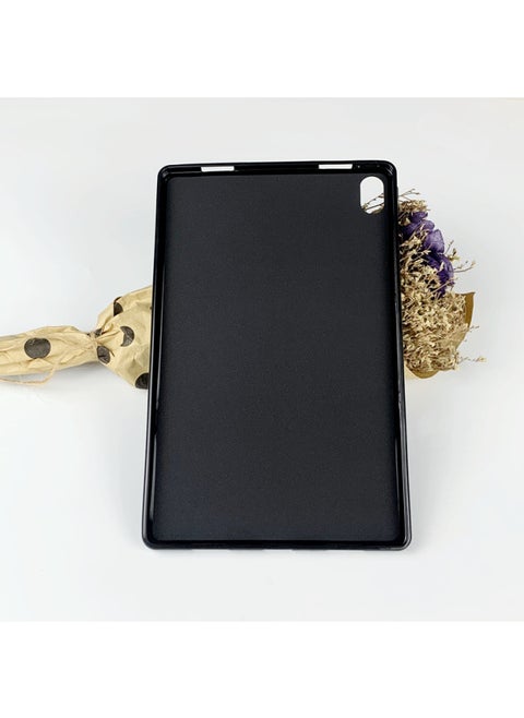 For Lenovo M11 Plus Tablet Protective Cover M11 Tablet Cover Small Pad 10.6 Translucent TPU Soft Case-Color:Solid Black (single Model Single Color 20 Order)-Applicable Model:A3300