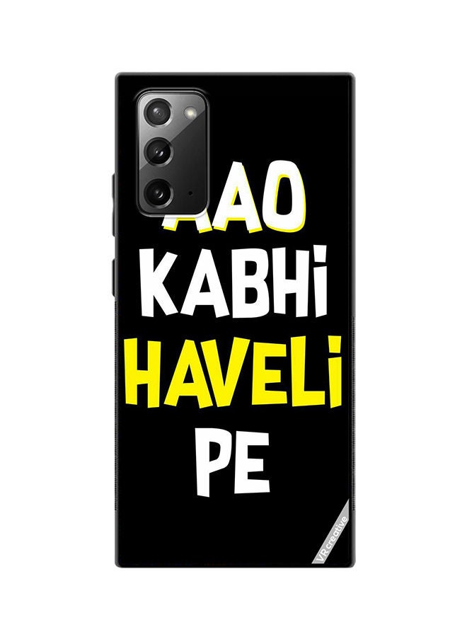 VR CREATIVE Protective Case Cover For Samsung Galaxy Note20 5G Aao Kavi Haveli Pe Design Multicolour - Image 1