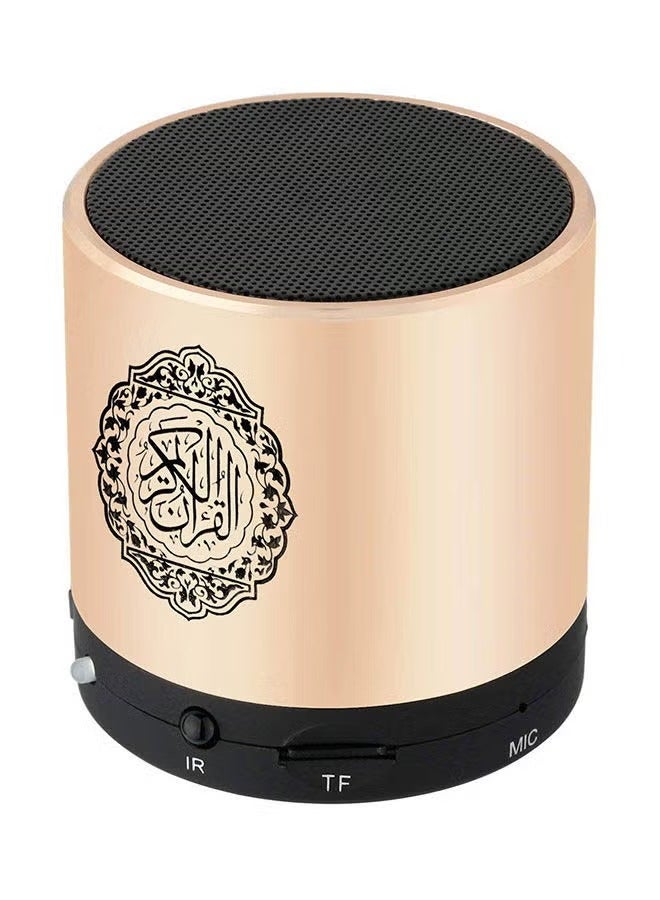 JAJEEK Portable Wireless Quran Speaker With Remote Gold - Image 2