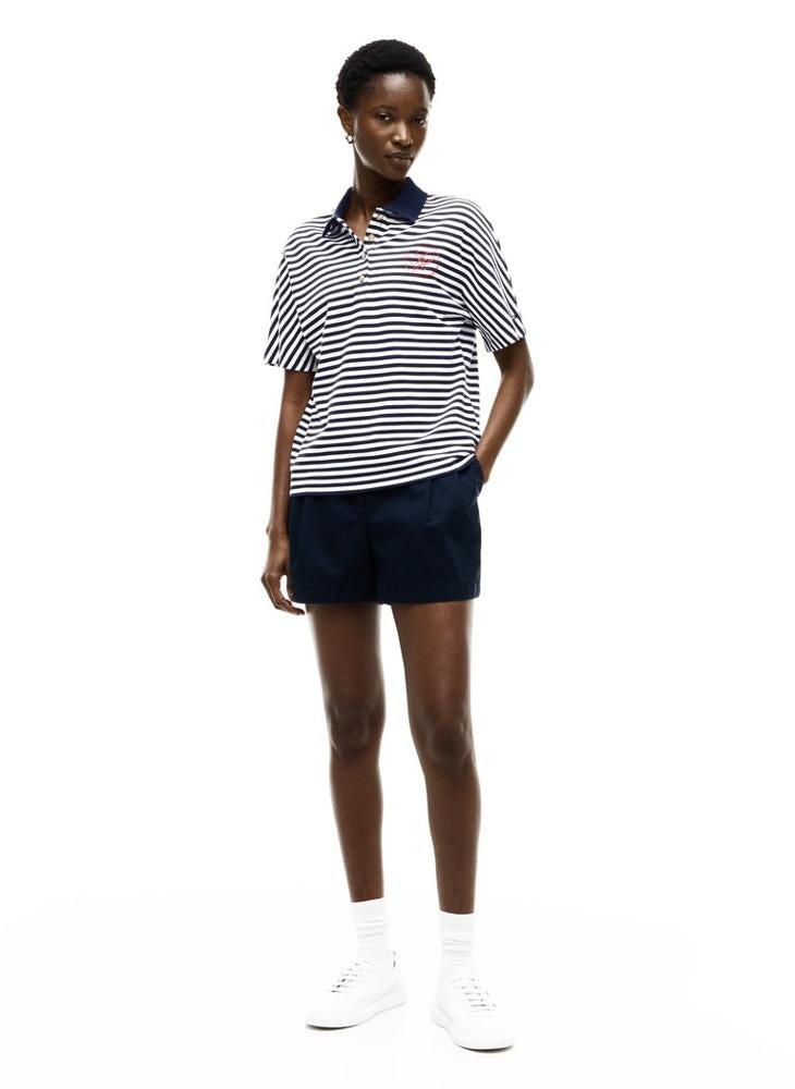 TOMMY HILFIGER Regular Fit Gold-Tone Button Polo Shirt - Image 4