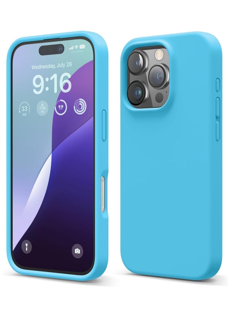 Raxoom Ocean Blue Full Body Protection Case for iPhone 16 Pro - Shockproof, Slim Design with Anti-Scratch Microfiber Lining - Image 1