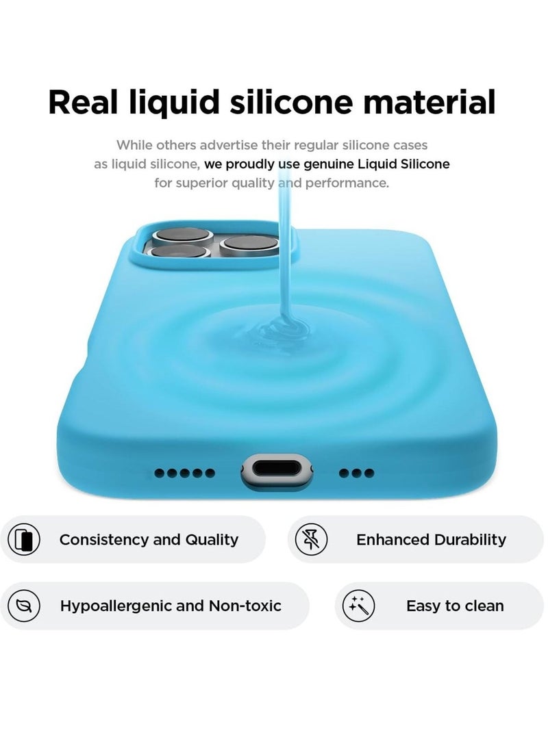 Raxoom Ocean Blue Full Body Protection Case for iPhone 16 Pro - Shockproof, Slim Design with Anti-Scratch Microfiber Lining - Image 3