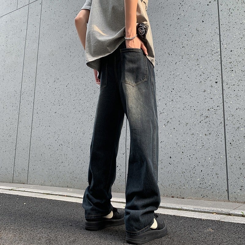 Unisex Classic Denim Jeans Loose Fit Daily Outdoor Wear - Image 4