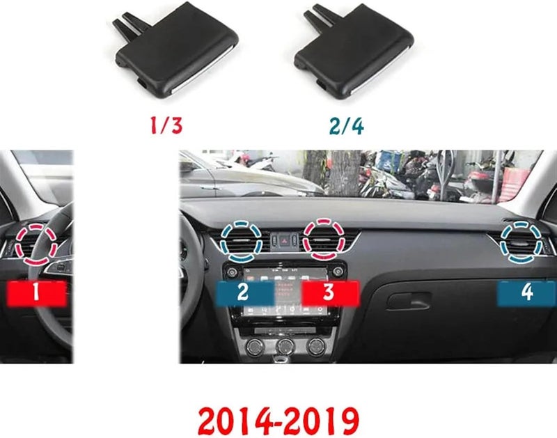 Wivplex Car A/C Air Vent Grille Tab Clip - Image 3