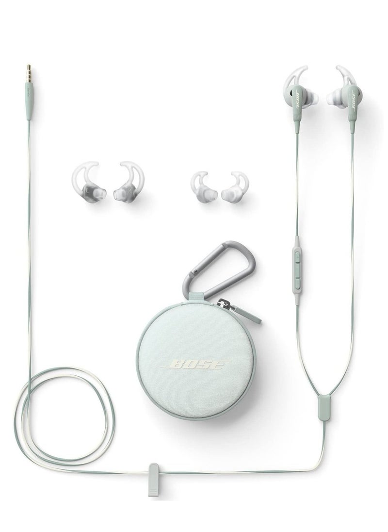 Generic Premium In-Ear Wired Sports Headphones Compatible with Samsung & Apple Devices | High-Fidelity Sound with Deep Bass | Sweatproof & Secure Fit for Active Lifestyles | Tangle-Free Cable with Inline Mic & Remote | Durable Ergonomic Design for Workouts & Calls  - Image 3