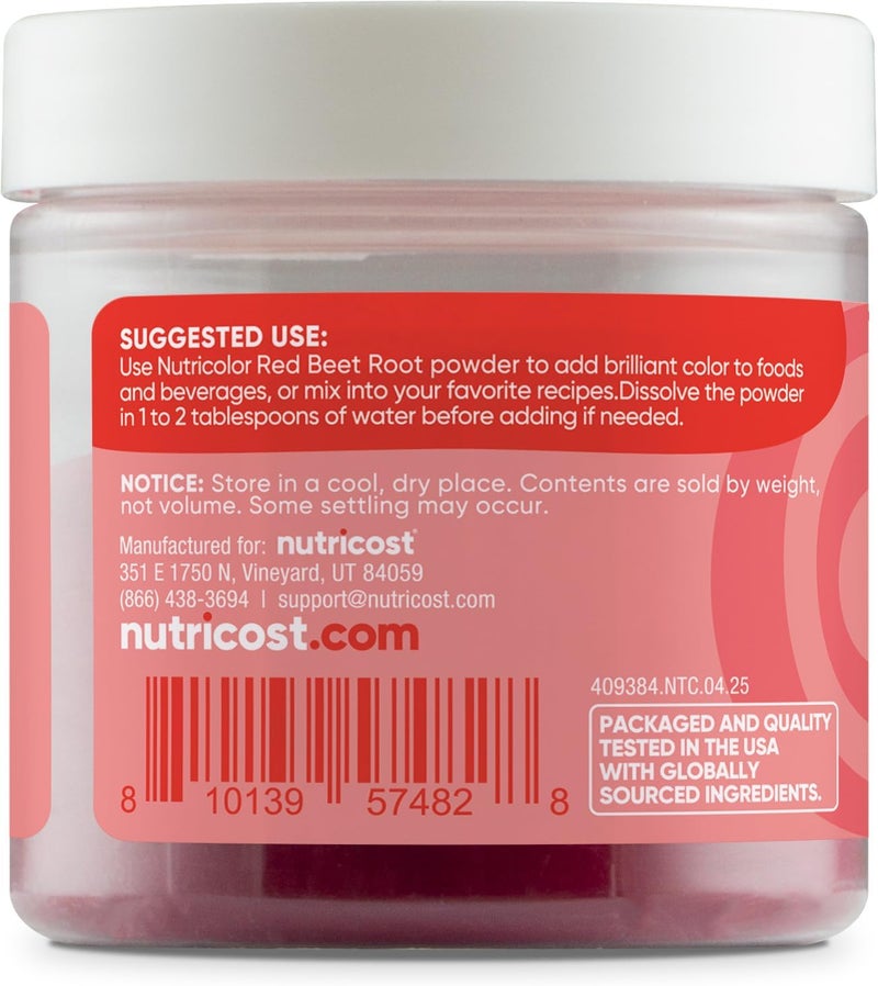 Nutricost Red Beet Root Powder Food Coloring - Image 3