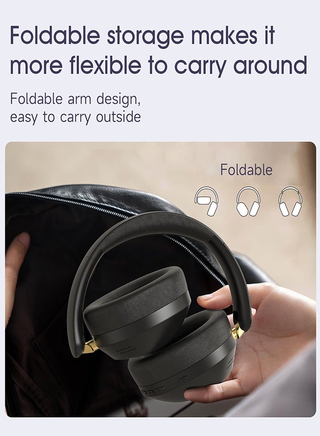 DUDAO X22MAX Hybrid Active Noise Cancelling Headphones with Multiple Modes, HiFi Stereo Sound, 40H Playtime, Fast Charge, Soft Earcups, Bluetooth Headphones, Travel White - Image 3