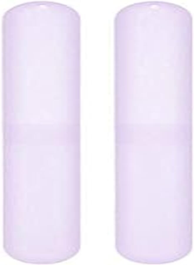 2 Pcs Toothbrush Holder Travel Plastic Toothbrush Case Travel Tooth Brush Holder Case Toothbrush Storage Box