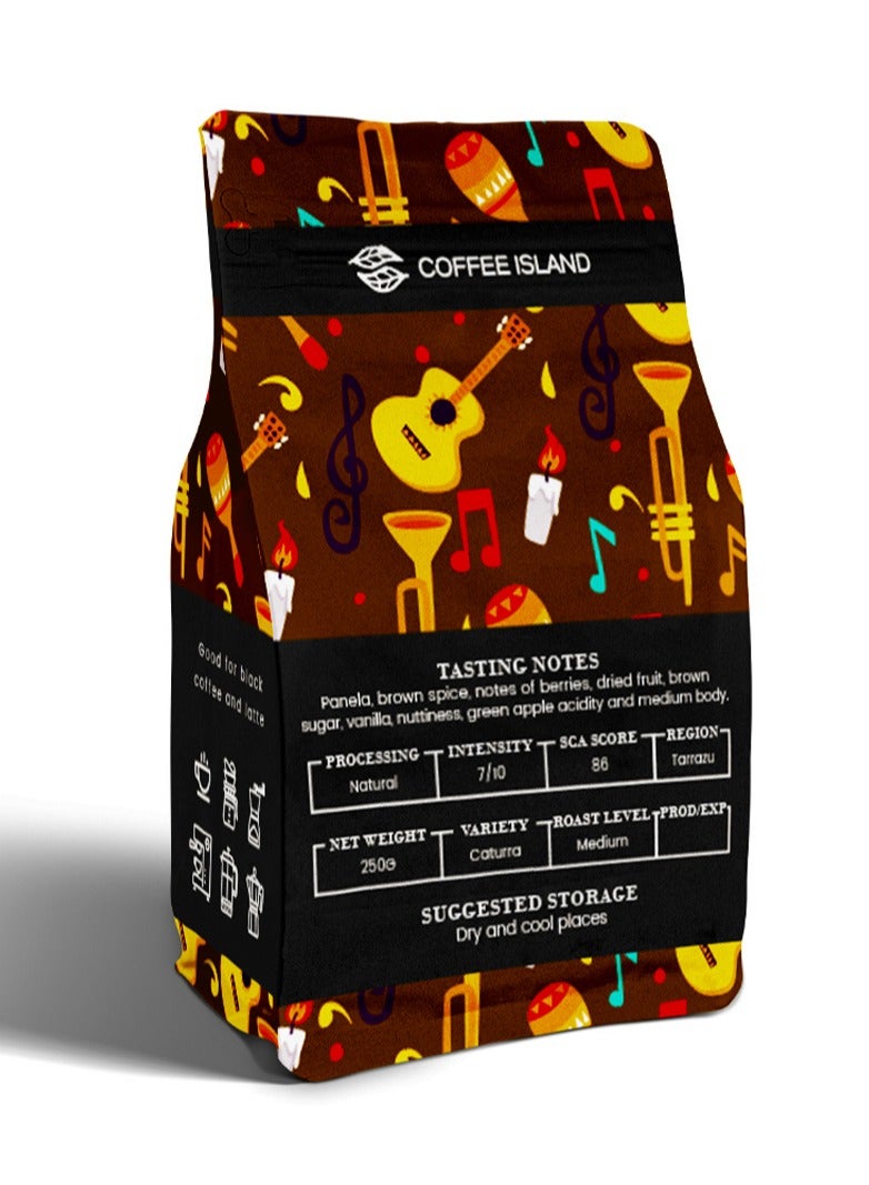 Tealand Coffee Island Costa Rica Specialty Coffee, 100% Arabica, Medium Roast, Confectionery And Fruity Flavor Profile, SCA Score 86, 250 Gram  - Image 2