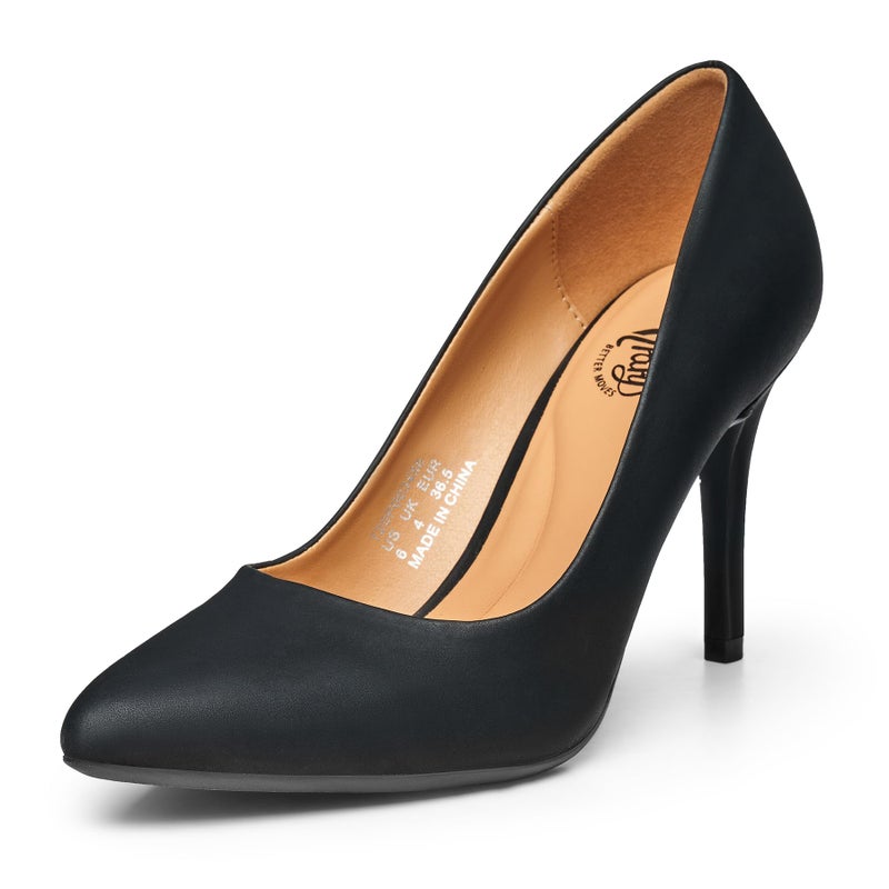 Trary Black Pumps for Women Pump Shoes Women High Heel Dress Pump Size 75