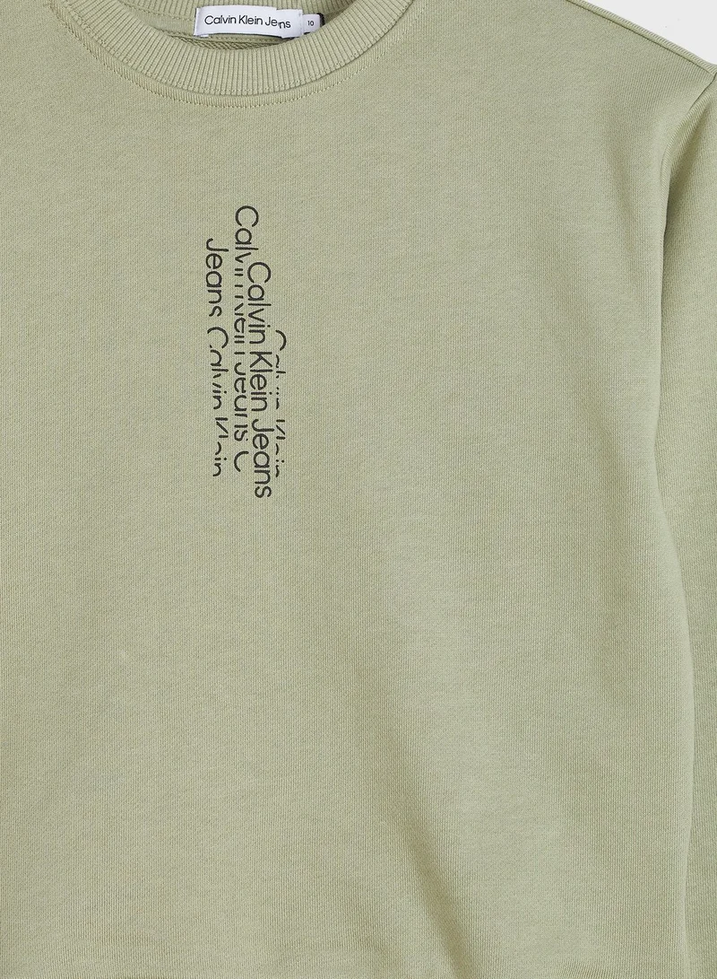 Calvin Klein Jeans Youth Logo Sweatshirt