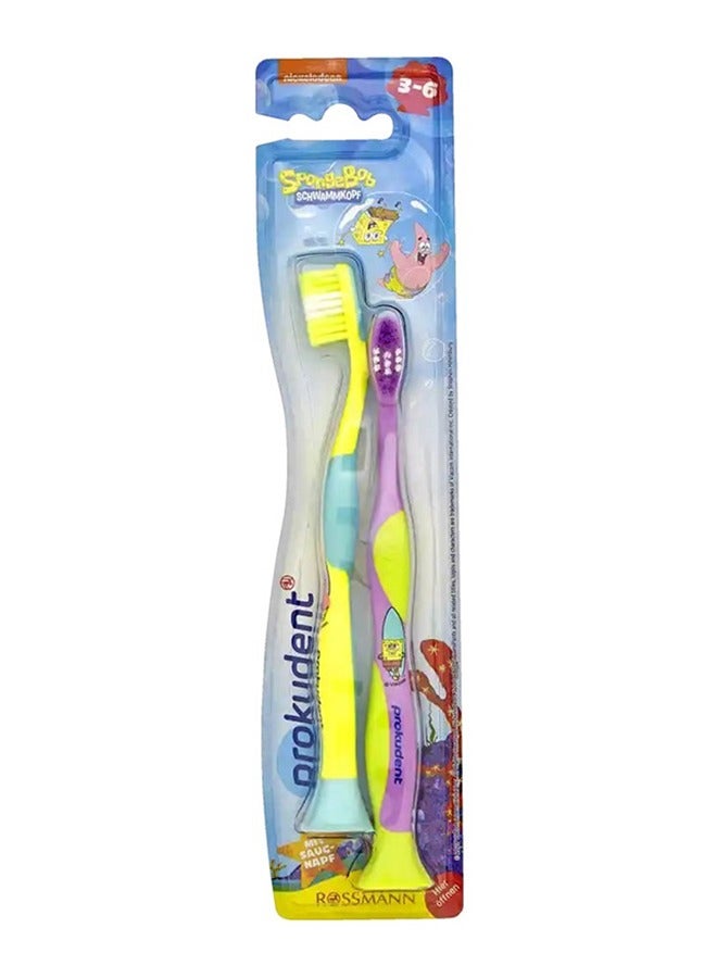 German Brand 2-Piece Colorful Kids Toothbrush Set – Gentle, Effective, and Fun for Little Smiles,teethbrush set, made in Germany