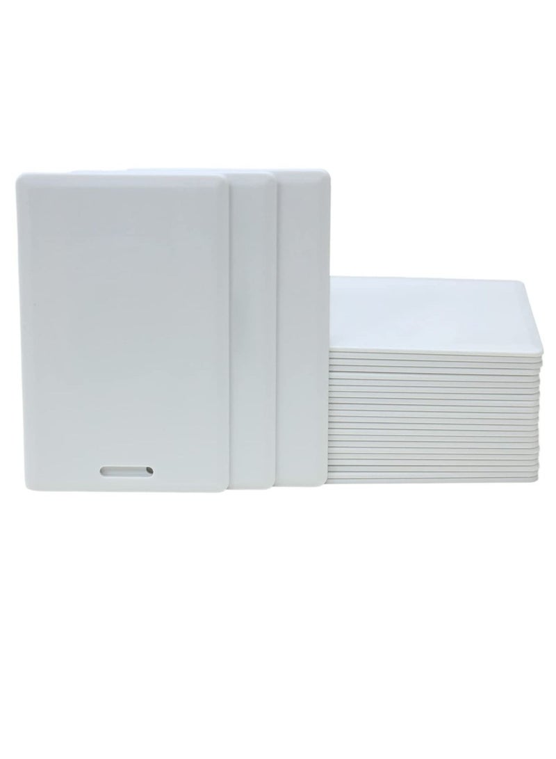 Rubik 125khz Cards Writable Proximity Thick Plastic Key Blank T5577 / T5200 Rewritable ID Card (30 Cards)