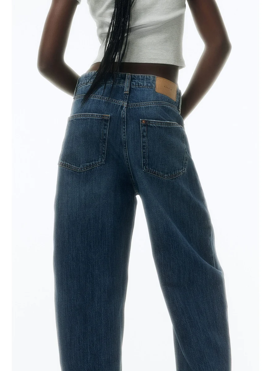 H&M Barrel High Jeans