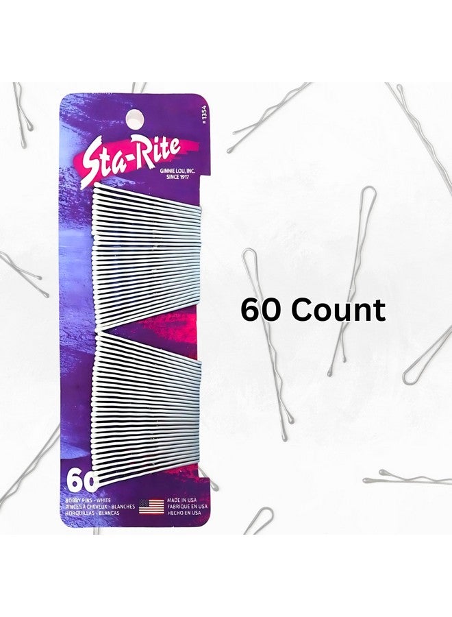 Sta-Rite White Bobby Pins - 60 count - Image 3