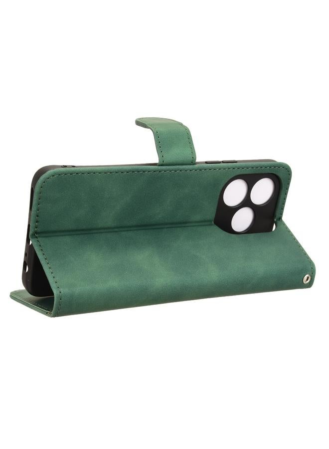 erorex Case For Oukitel C51 Skin Feel Magnetic Flip Leather Phone Case - Image 5