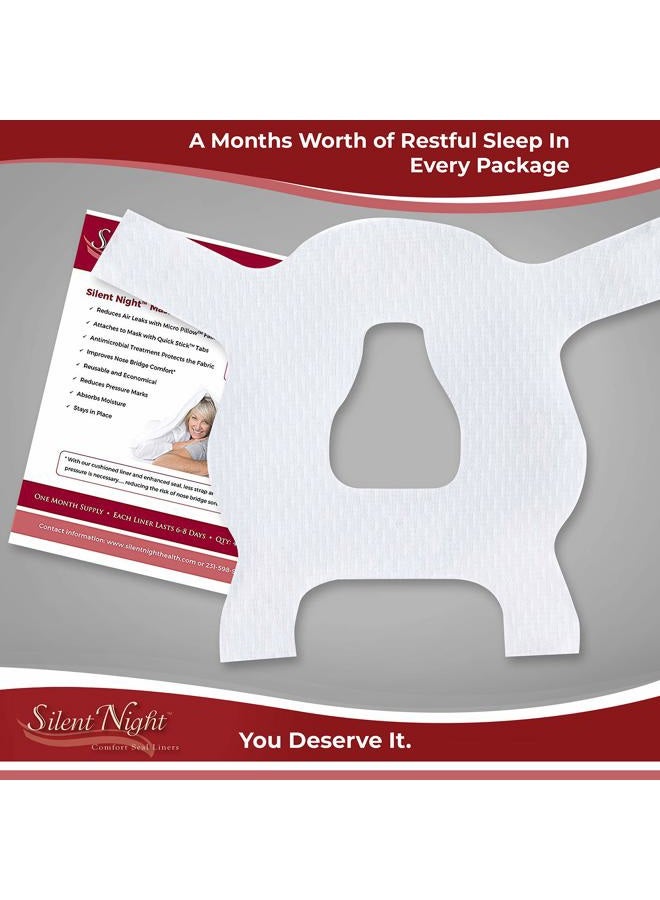 Silent Night Nasal Cpap Mask Liners - Reduce Noisy Air Leaks and Painful Blisters - Cpap Supplies and Accessories - One Size Fits Most - Image 5