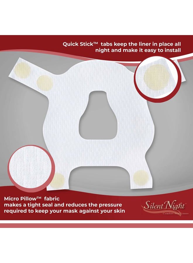 Silent Night Nasal Cpap Mask Liners - Reduce Noisy Air Leaks and Painful Blisters - Cpap Supplies and Accessories - One Size Fits Most - Image 2