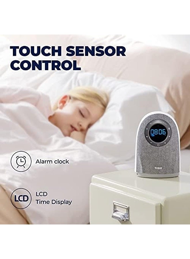 تريبيت سماعة بلوتوث منزلية BTS50 – أسود | سماعة لاسلكية بصوت جهير عميق، شاشة ساعة LED، منبّه، راديو FM، تشغيل عبر USB وبلوتوث - Image 2