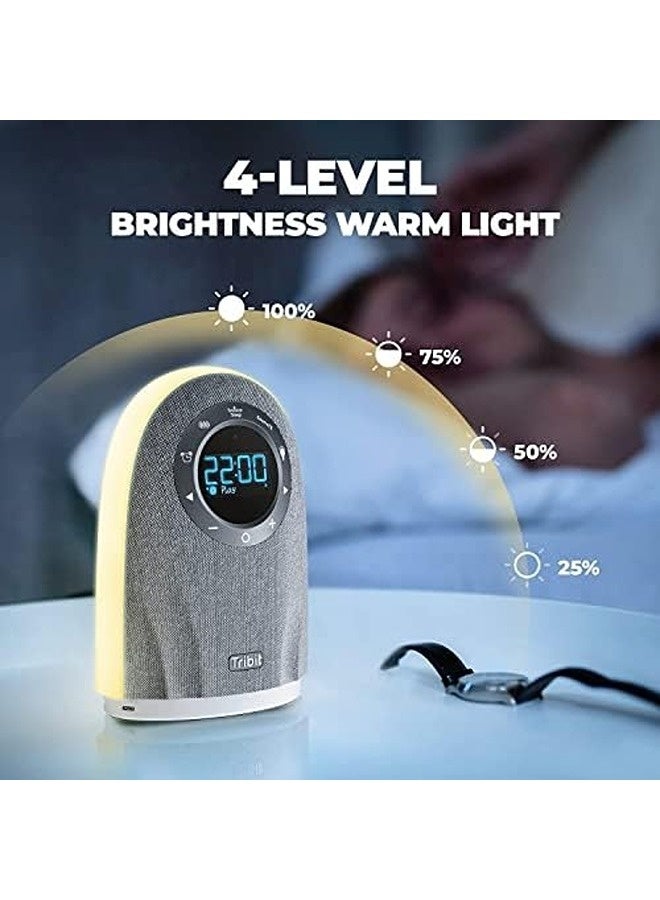 تريبيت سماعة بلوتوث منزلية BTS50 – أسود | سماعة لاسلكية بصوت جهير عميق، شاشة ساعة LED، منبّه، راديو FM، تشغيل عبر USB وبلوتوث - Image 3