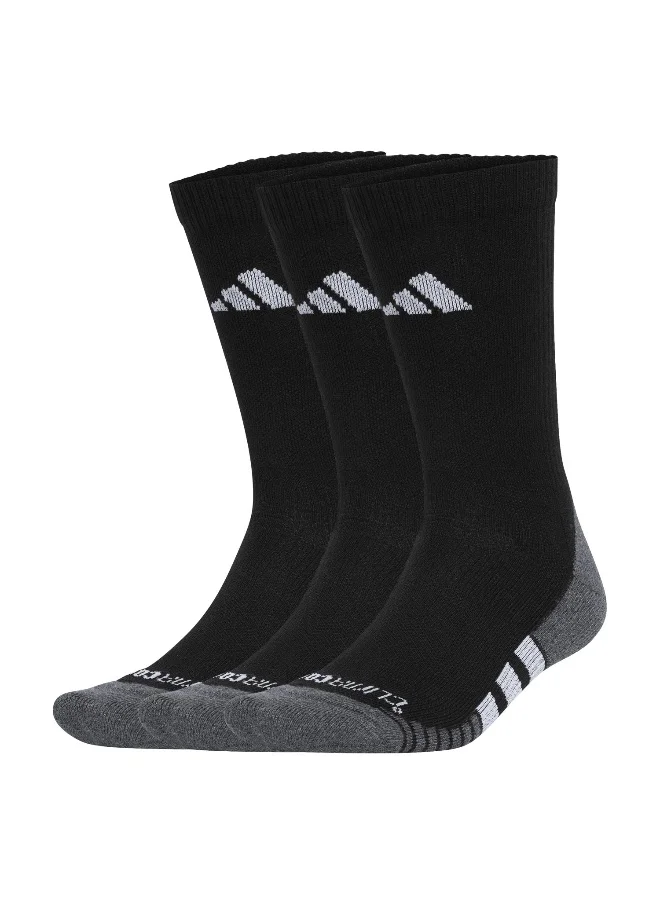 اديداس adidas performance climacool cushioned 3 pair pack unisex crew socks