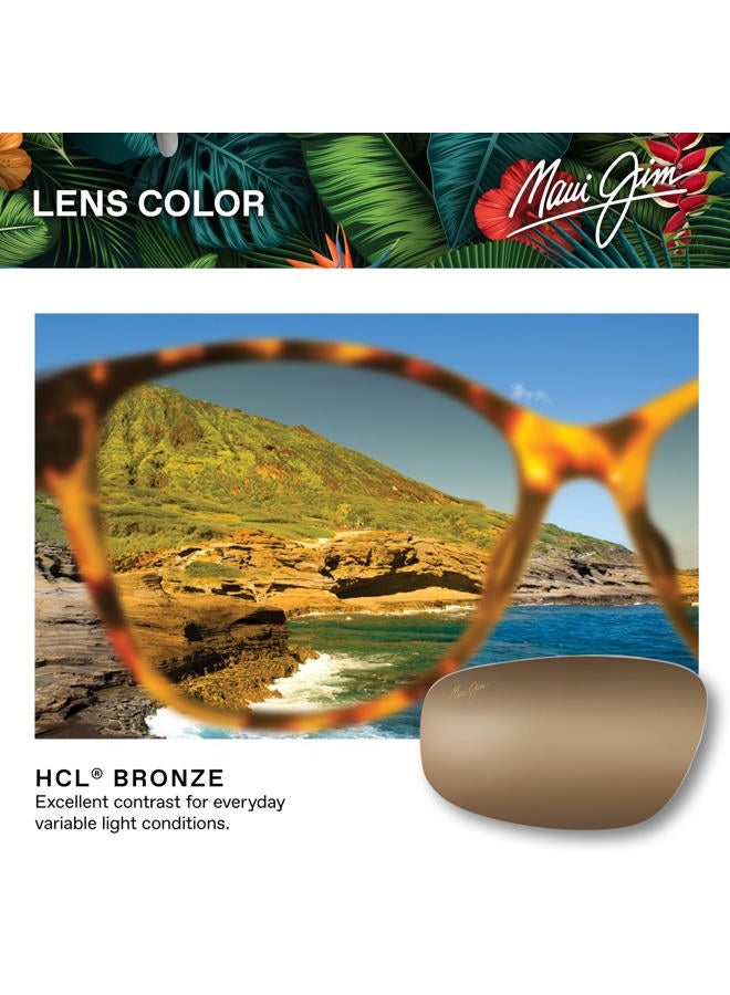 MAUI JIM نظارات شمسية ماوي جيم H412 بقشرة السلحفاة 70 للجنسين - Image 5