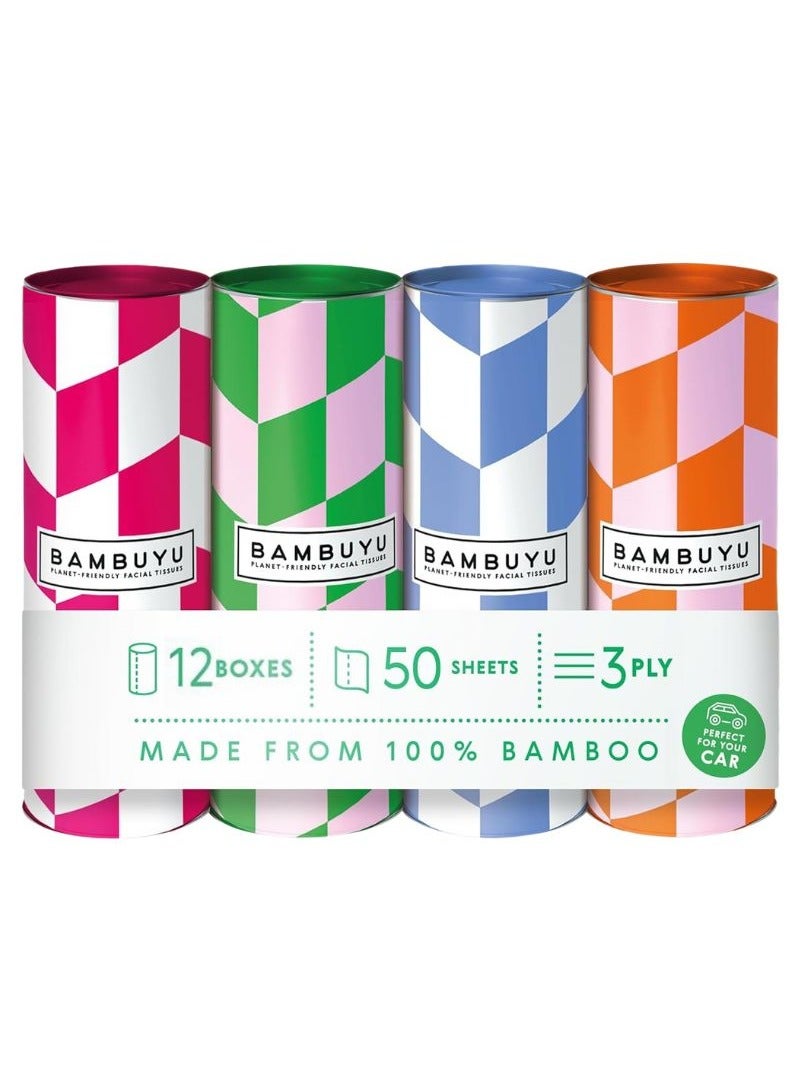 Bambuyu Bamboo 3 Ply Facial Tissues Tubes 50 Sheets - Image 1