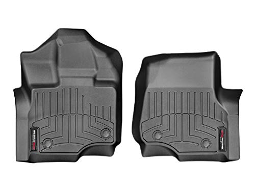 WeatherTech Custom Fit FloorLiners for Ford F150 F150 F150 Lightning 1st Row 446971 Black - Image 1