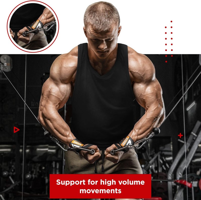 Rdx Wrist Wraps for Weightlifting (Pair), IPL USPA Approved, Elasticated 18” Cotton Straps Support with Thumb Loop, Gym Wrap for Weight Lifting Powerlifting Competition Strength Training Bodybuilding - Image 3