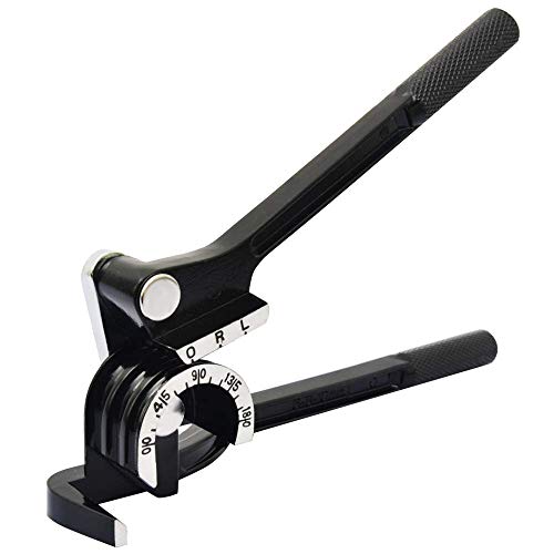 Wostore 180 Degree Tubing Bender for 1/4 5/16 and 3/8Inch Copper Aluminum Thin Stainless Steel Black - Image 1
