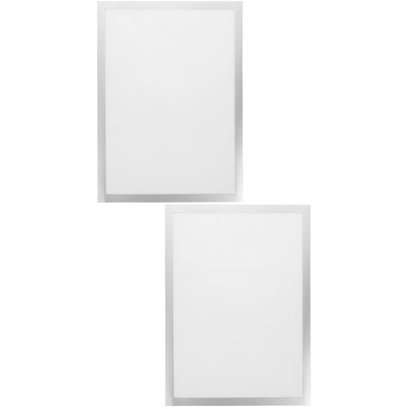 2pcs Magnetic Sign Holder Display Frame Self Adhesive Picture Frame Magnetic Poster Holder for Home Office - Image 1