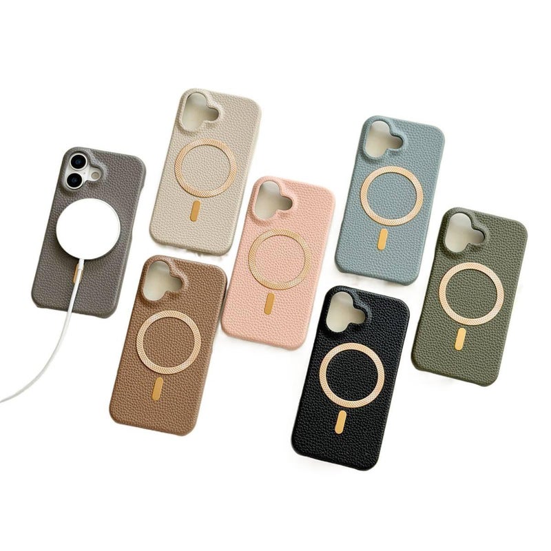 PU MagSafe Case for iPhone 11 with Drop Protection and Strong Magnetic plus Shockproof plus Scratch Resistant in Black - ModaStar - Image 2