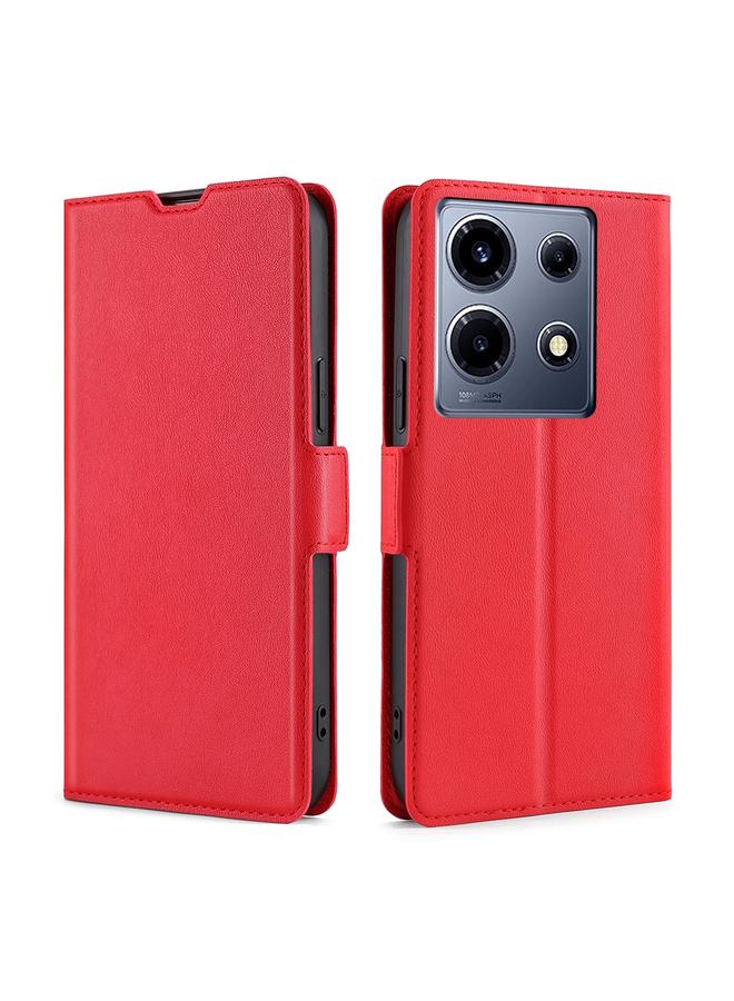 Zaboon Case For Infinix Note 30 VIP 5G Ultra-thin Voltage Side Buckle Horizontal Flip Leather Phone Case - Image 1