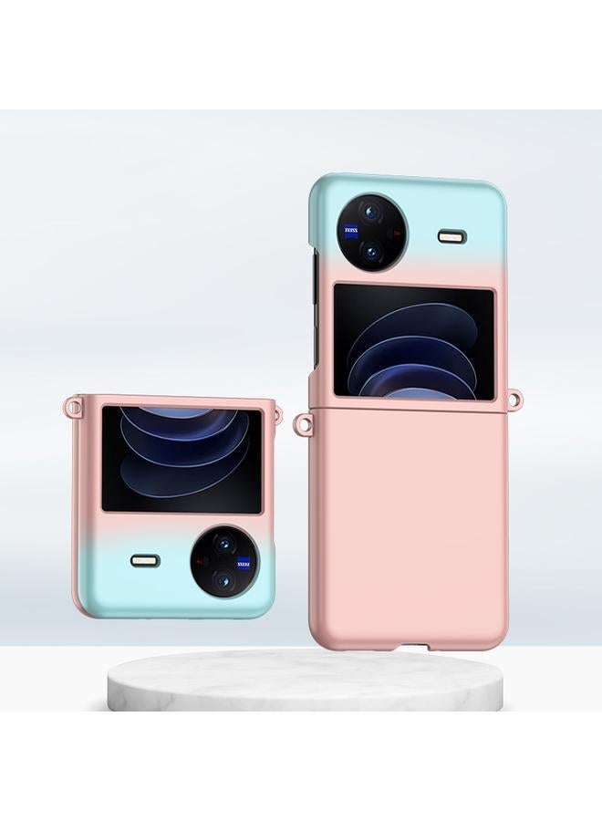 The Bros Case For vivo X Flip Gradient Color Skin Feel PC Full Coverage Shockproof Phone Case