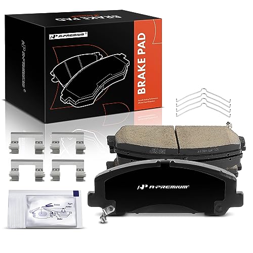 A-Premium Front Ceramic Disc Brake Pads Set Compatible with Nissan TITAN 2008-2010, Armada 2006-2011 & Infiniti QX56 2007-2010, 4 Pcs - Image 1