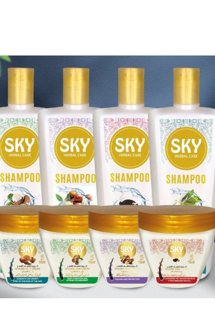 SKY Sky Shampoo 900 grams with shea butter  - Image 4