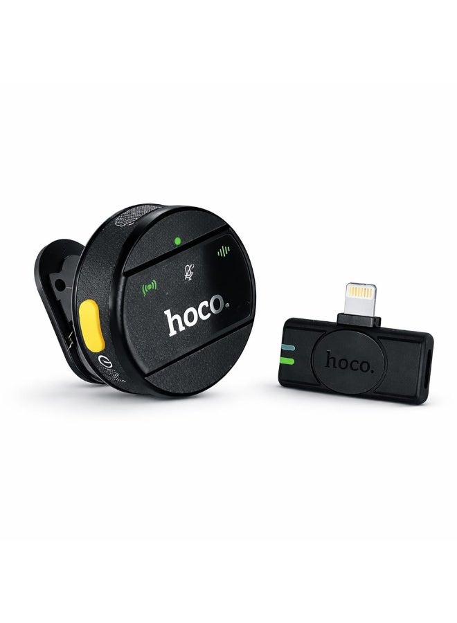 Hoco L21 Wireless Microphone Lapel Clip Magnetic Noise Cancel - Image 3