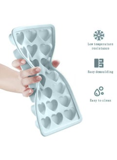 Generic Heart-Shaped Silicone Ice Cube Trays with Lid BPA-Free  - Image 4