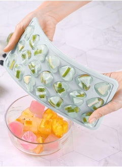 Generic Heart-Shaped Silicone Ice Cube Trays with Lid BPA-Free  - Image 3