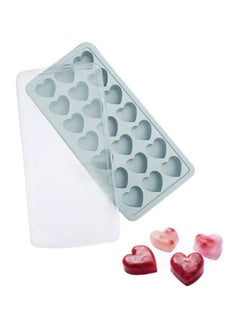 Generic Heart-Shaped Silicone Ice Cube Trays with Lid BPA-Free  - Image 2